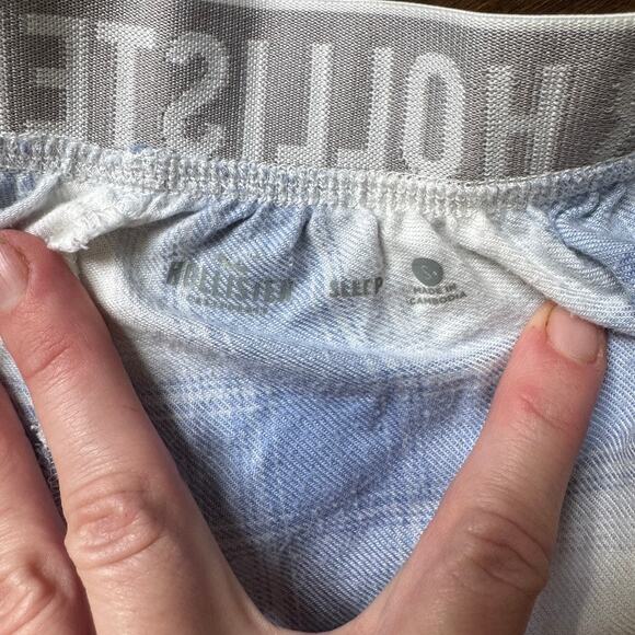 Hollister Flannel Plaid Women's Size S Lounge Jogger Pants - Picture 4 of 6